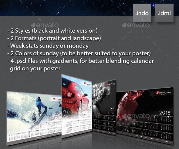 2015 Poster-Calendar Template